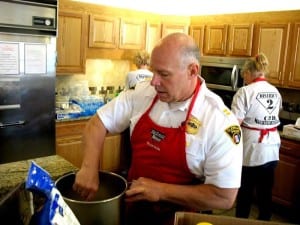 The Bureau of Community Policing, cadets from the police academy, members of the Second District Community Relations Committee and a host of others came together to volunteer their time to prepare a breakfast for the families staying at the Ronald McDonald house on Easter Sunday.