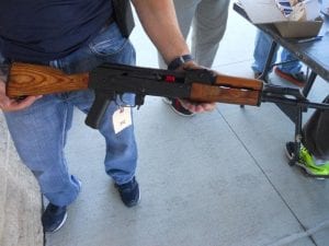 AK 47 retrieved during gun buyback