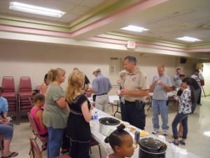 Captain Tom Tube, taster at Chili Cook Off