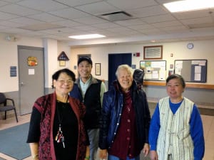 The seniors at the Asian Evergreen Senior Apartments, Happy Thanksgiving!!