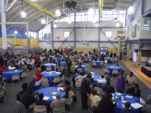 A large crowd was on hand at the Cleveland Job Corp Campus to honor both officers, and citizens, at the Fifth District Police Community Relations Award Ceremony.