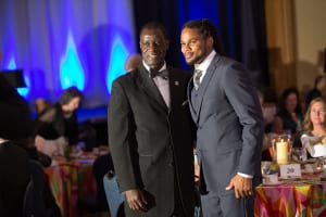 Chief Calvin Williams and Josh Cribbs