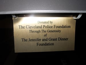 Donated by The Cleveland Police Foundation Through The Generosity of The Jennifer and Grant Dinner Foundation