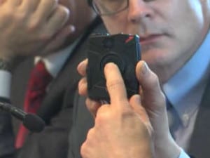Body camera to be worn by police officers