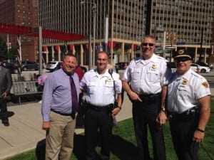 A big thanks to 3rd District Commander Stephens, WKNR's Munch Bishop, and Lt. Paul Zagaria for supporting The Cleveland Police Foundation.