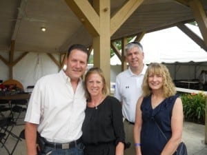 Enjoying the festivities from left to right (Tom & Brenda Goodnight and Brent & Debra Skoik)