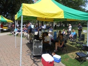 There was a fine turnout for the Voices Against Violence event at Tremont's Lincoln Park.