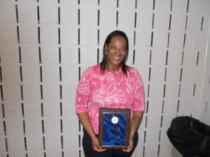 Our Community Service Award winner, Lametris Joiner