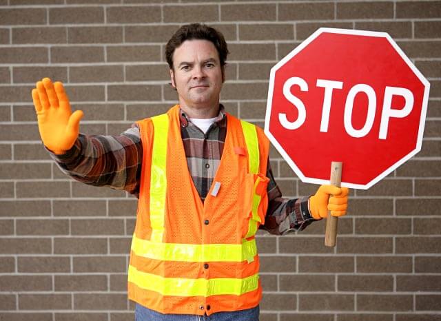 School crosswalk guard