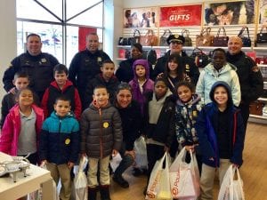 Lots of shopping with the CPD and some terrific kids from Marion Seltzer Elementary School on Tuesday December 12 added up to new shoes and socks at Payless!