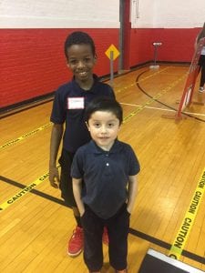 The Second District Community Engagement Officers, P.O. Hageman and P.O. Garcia spent some time at Clark Elementary School on the afternoon of May 4th. Carol Mains and Safety To Go were there with a safety town for the kids. They taught traffic safety, water safety, and other safety tips to students from kindergarten to 2nd grade.