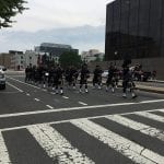 The Cleveland Division of Police Pipes & Drums and Honor Guard participated in the Annual Emerald Society & Pipe Band Parade. This event includes law enforcement departments from across the United States. The parade ended at the National Police Officers Memorial and a viewing of the inscribed name of Fallen Cleveland Patrol Officer David J. Fahey, Jr.