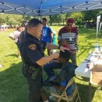 Backpack Outreach Event at Artha Woods Park