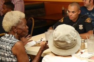 Coffee with Cops at Shays