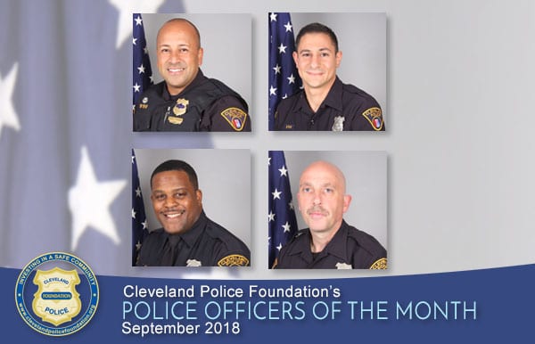 September 2018 Police Officers of the Month