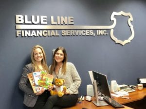 Blue Line Financial Services donation for little free library