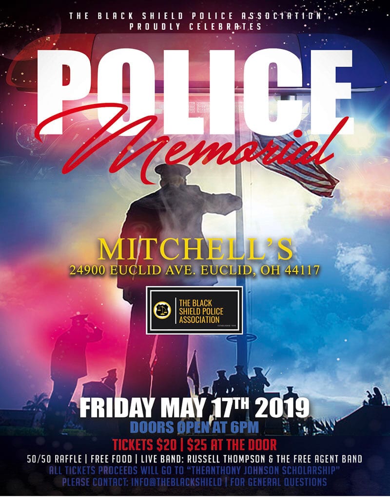 Friday May 17 19 Black Shield Police Memorial Event The Cleveland Police Foundation