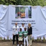 Cleveland Police from the Community Relations Unit helped out at the opening of the Ethiopian Cultural Garden