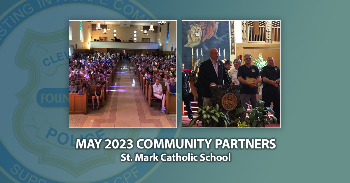CPF Community Partner of the Month - May 2023 - St. Mark Catholic School