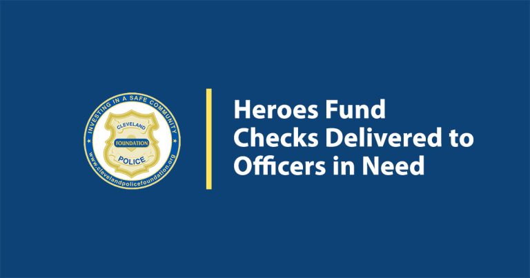 Heroes Fund Checks Delivered to Officers in Need
