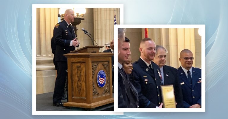 Detective Porter wins award on Veterans Day 2023