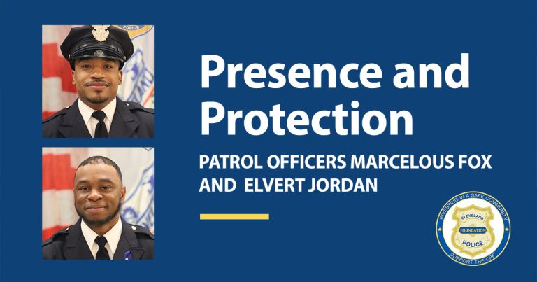 Presence and Protection - Patrol Officers Marcelous Fox and Elvert Jordan, May 2025 Police Officers of the Month
